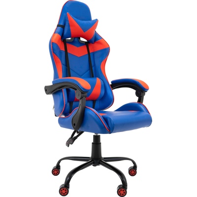 Plasico Computers Геймърски стол Twister - Син/Червен (Twister Синьо/Червен)