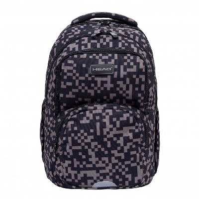 Ученическа раница head Сиви блокчета, ab200, 44 х 32 х 19 см (as502024120)