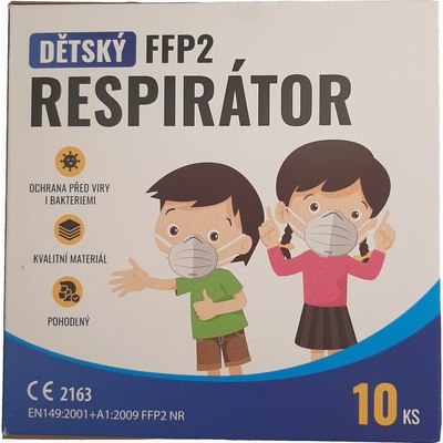 Jiangmen dětský respirátor FFP2 různé barvy 10 ks