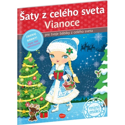Šaty z celého sveta VIANOCE ─ Kniha samolepiek