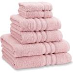 Catherine Lansfield Хавлиена кърпа Catherine Lansfield Zero Twist Cotton 6 Piece Towel Bale Set - Pink