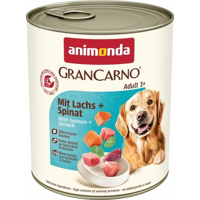 Animonda Gran Carno Adult losos & špenát 6 x 800 g