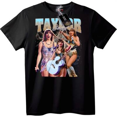 NOONEBRAND Музикална тениска на Taylor Swift - 2XL, White