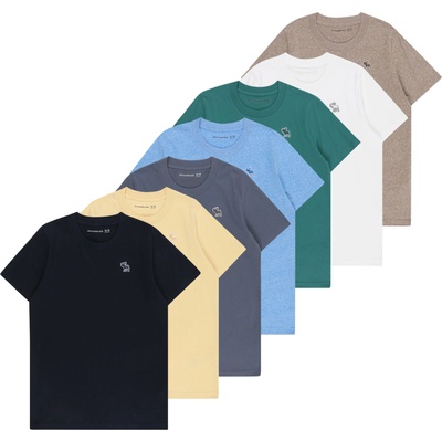 Abercrombie & Fitch Тениска бежово, синьо, жълто, зелено, черно, бяло, размер 134-140