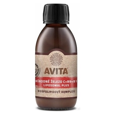 Avita Přírodní železo C+B9+B12 liposomal plus 200 ml