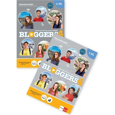 Bloggers 4 (A2.2) – 2dílný pracovní sešit + žákovská licence