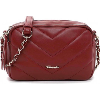 Tamaris dámská crossbody kabelka Claude tmavě červená