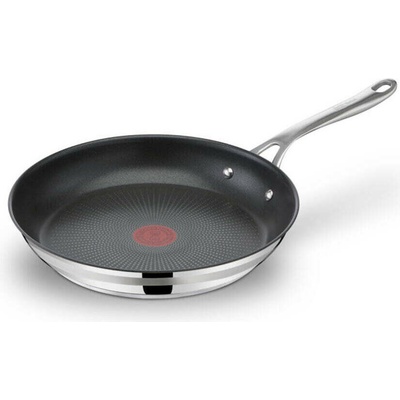 Tefal Jamie Oliver E31002, Viacúčelová panvica, Nerezová oceľ, Titán, Sklo