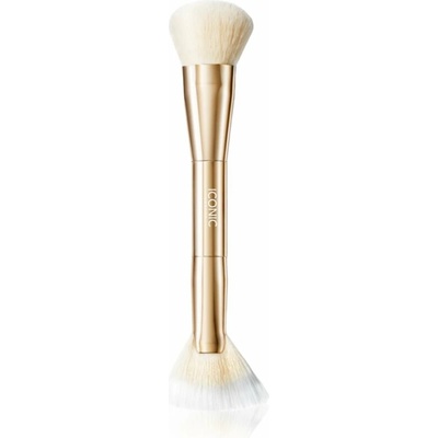 ICONIC London Cheek Glow Duo Brush obojstranný štetec 1 ks