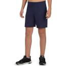 Domyos chlapčenské šortky 100 na cvičenie sivé modrá