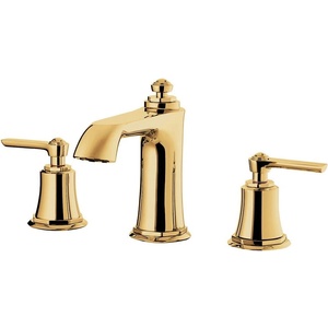 Omnires Смесител за умивалник Omnires Armance Gold с двойна ръкохватка (AM5214GL)
