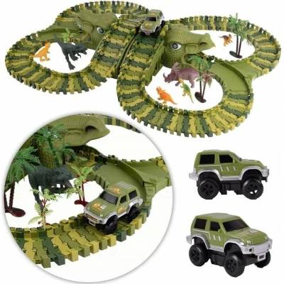 RkToys 9417 Dinosauří autodráha 142 dílků