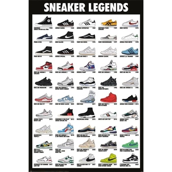 Postershop Plakát - Sneaker Legends