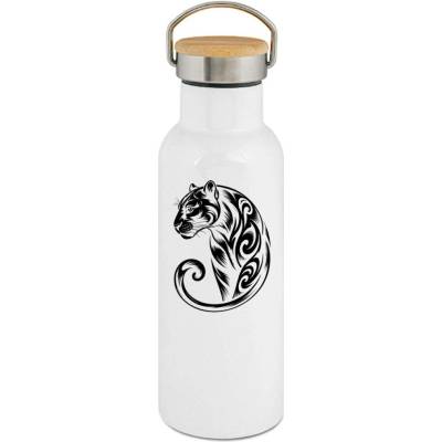123TRIKO termoska Tribal tygr, černý tisk 500 ml narozeniny