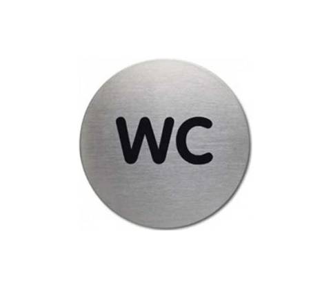 Piktogram WC text
