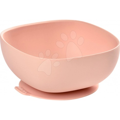 Beaba Silicone suction bowl zo silikónu ružová BE913440