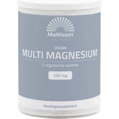 Mattisson Healthstyle Vegan Multi Magnesium, 250 mg, 200 g, Mattisson Healthstyle (MT2304)