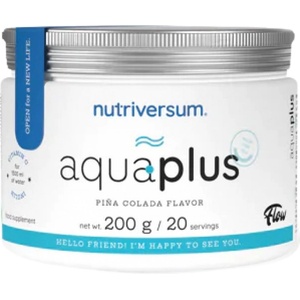 Nutriversum Aqua+ | Refreshing Drink Powder with Vitamin C and inulin [200 грама] Пинаколада