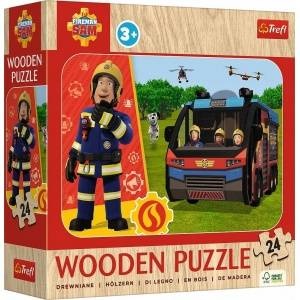 Trefl Wooden Puzzle 24 Amazing Fireman TREFL