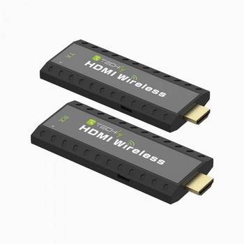 Techly IDATA HDMI-WL53 AV разширител AV предавател и приемател Черен (365641) (365641)