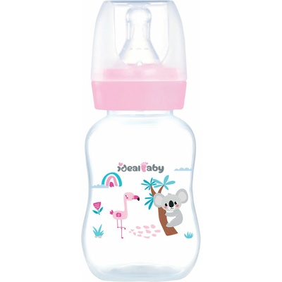 Ideal Baby fľaša 0m+ S ružová 120 ml