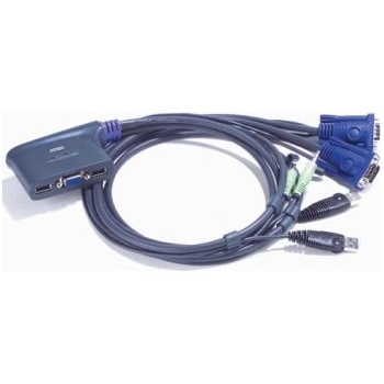 ATEN cs62us-at kvm превключвател Черен (cs62us) (cs62us)