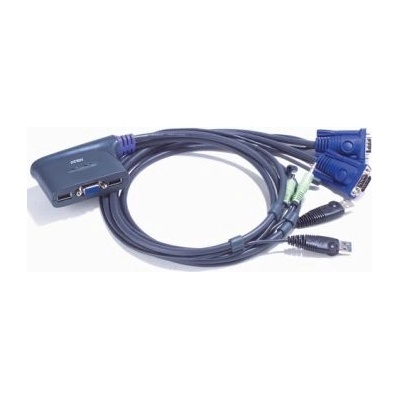 ATEN cs62us-at kvm превключвател Черен (cs62us)