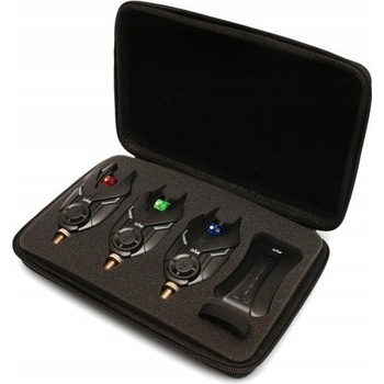 DAM Sada Signalizátorů TF Bite Alarm Set 3+1 Red,Blue,Green