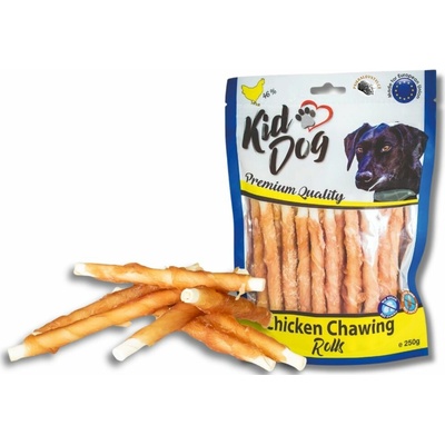 KidDog kuřecí masíčko na buvolí tyčince 250 g