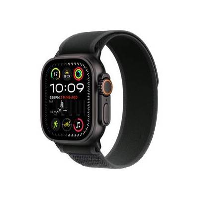 Chytré hodinky Apple Watch Ultra 2 GPS + Cellular 49mm pouzdro z černého titanu - černý trailový tah - M/L (MX4V3CS/A)
