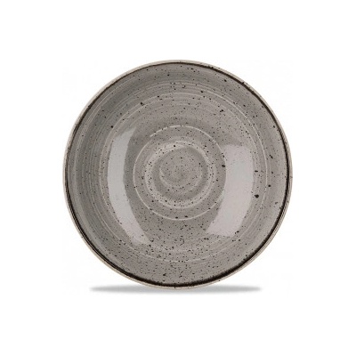 Churchill 1795 Stonecast Peppercorn grey 18,2 cm miska ručně zdobená