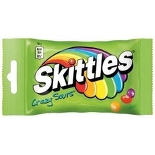 Skittles Crazy Sours kyselé žvýkací bonbony 38 g