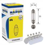 NARVA Крушки narva 10w 12v sv8, 5-36 10бр (17316)