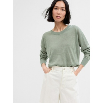 GAP Ленен пуловер GAP GAP | Zelen | ЖЕНИ | XXL