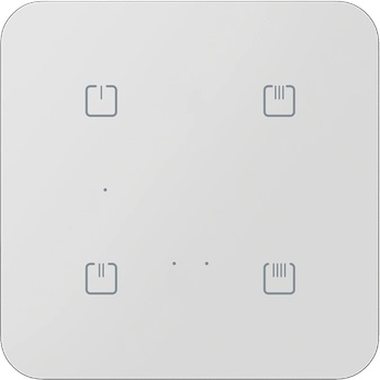 ELKO EP Rfdw-271/w Безжичен стъклен смарт ключ с димер (8895)