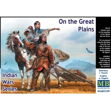 Master Box On the Great Plains Indian Wars 2 fig+horse MB35189 1:35