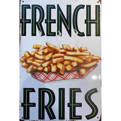 Ceduľa French Fries - Hranolky