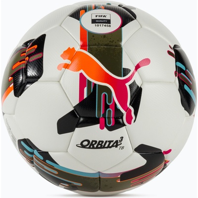 PUMA Футболна топка PUMA Orbita 3 TB FIFA Quality Pro puma white/multicolor размер 4