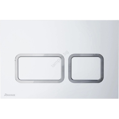 Ravak X01739 - Бутон за промиване TWIN 24, 7x16, 5 cm, бял (RK0032)