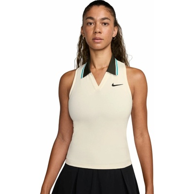 Nike Court RG Dri-FIT Slam Tennis Tank pale ivory/dusty cactus/black – Sleviste.cz