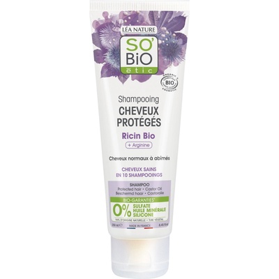 So´Bio étic Shampoo ochranný s ricinem a argininem 250 ml