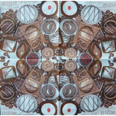 Ambiente obrúsky Pralinky 33x33cm