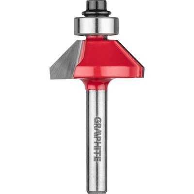 Graphite Frézovací bit, zaoblení povrchu, HM, 26,6 x 9,52 mm, stopka 6 mm