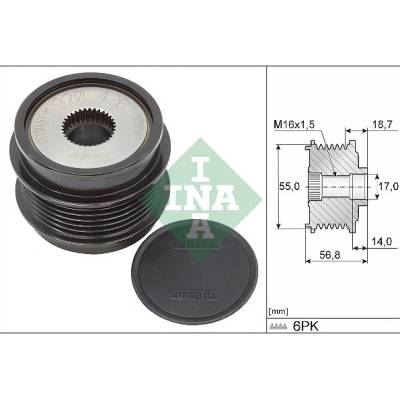 Voľnobeżka alternátora Schaeffler INA 535 0341 10