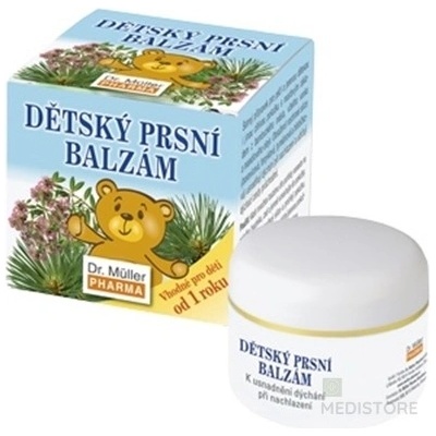 Dr. Müller Detský prsný balzam New 50 ml bylinný balzam