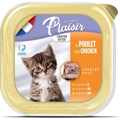 Plaisir Kitten kuřecí 100 g – Zbozi.Blesk.cz