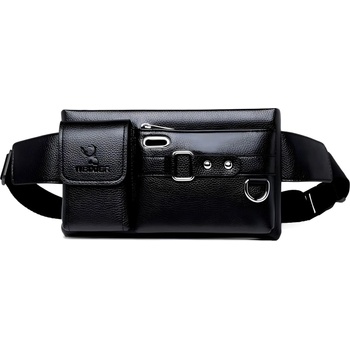 HARAHU Мъжка чантичка за кръст weixier or-35659 - черна kp35659 (or-35659)