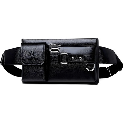 HARAHU Мъжка чантичка за кръст weixier or-35659 - черна kp35659 (or-35659)