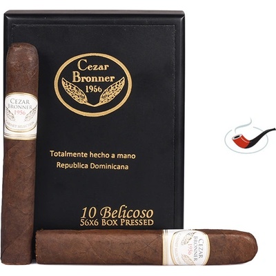 Cezar Bronner Cabinet Selection Box Pressed Belicoso 10 ks