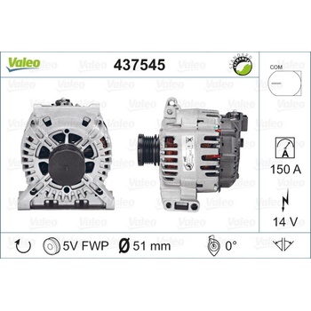 Alternátor VALEO 437545